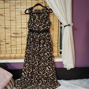 Leopard print dress